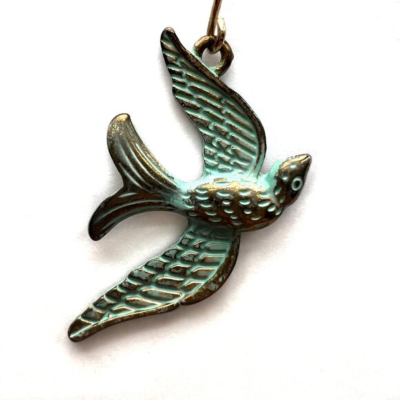 Lot of 5 pair of earrings, blue turquoise silver gold black - Picture 5 of 11